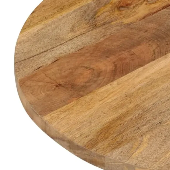 The Living Store Bordsskiva 90x40x3,8 cm oval massivt mangoträ - Bordsskivor