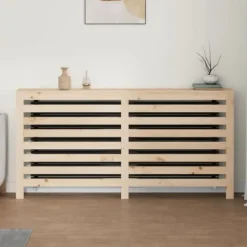 The Living Store Elementskydd 169x19x84 cm massiv furu - Tillbehör till värmeelement