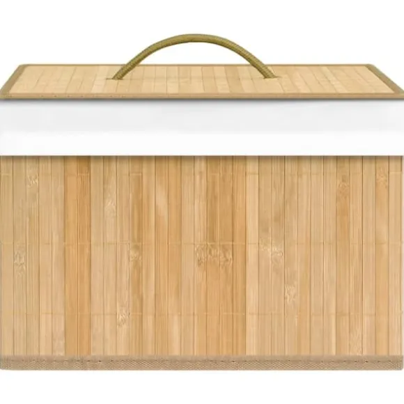 The Living Store Förvaringslådor bambu 4 st - Förvaringslådor