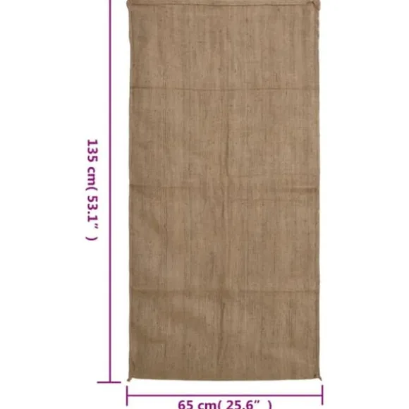 The Living Store Jutesäckar 30 st 65x135 cm 100% jute 340 gsm - Resväskor & väskor