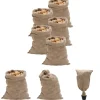 The Living Store Jutesäckar 5 st 60x105 cm 100% jute 220 gsm - Resväskor & väskor
