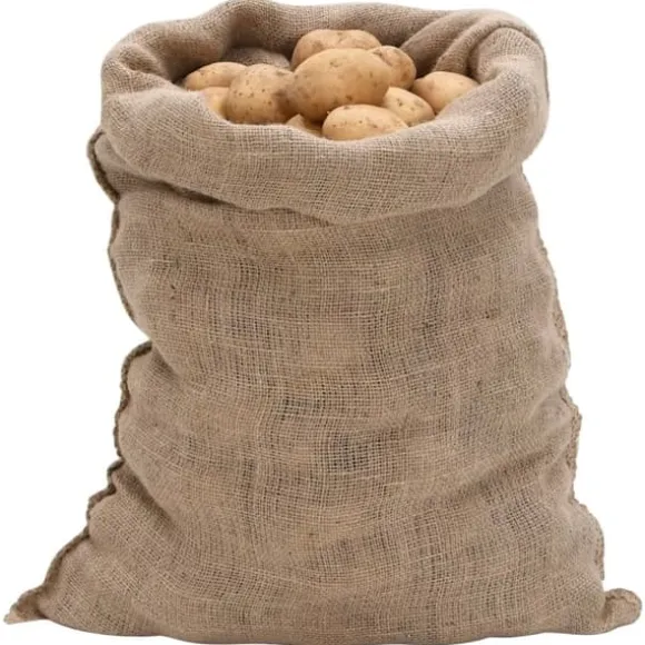 The Living Store Jutesäckar 5 st 60x105 cm 100% jute 220 gsm - Resväskor & väskor
