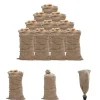 The Living Store Jutesäckar 10 st 65x135 cm 100% jute 220 gsm - Resväskor & väskor