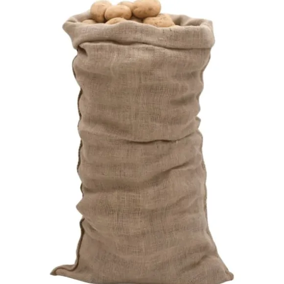 The Living Store Jutesäckar 10 st 65x135 cm 100% jute 220 gsm - Resväskor & väskor