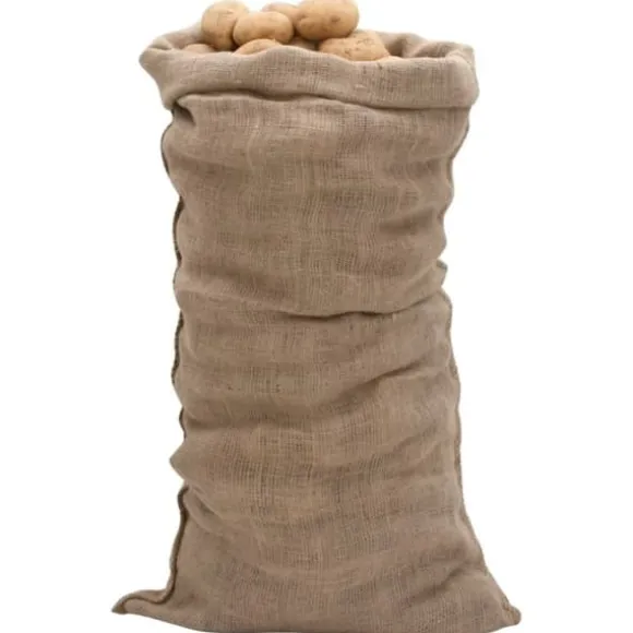 The Living Store Jutesäckar 5 st 65x135 cm 100% jute 220 gsm - Resväskor & väskor
