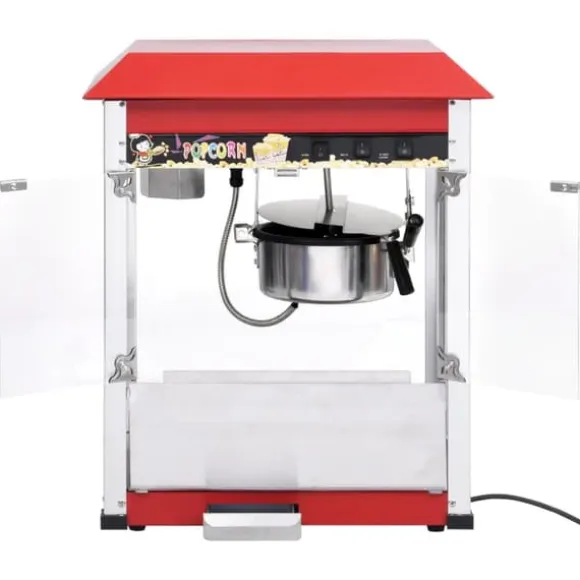 The Living Store Popcornmaskin med teflonbeläggning 1400 W - Popcornmaskiner