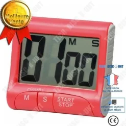 Tidtagare - TD® - Stort skärm - Elektronisk - ABS - Inbyggd magnet