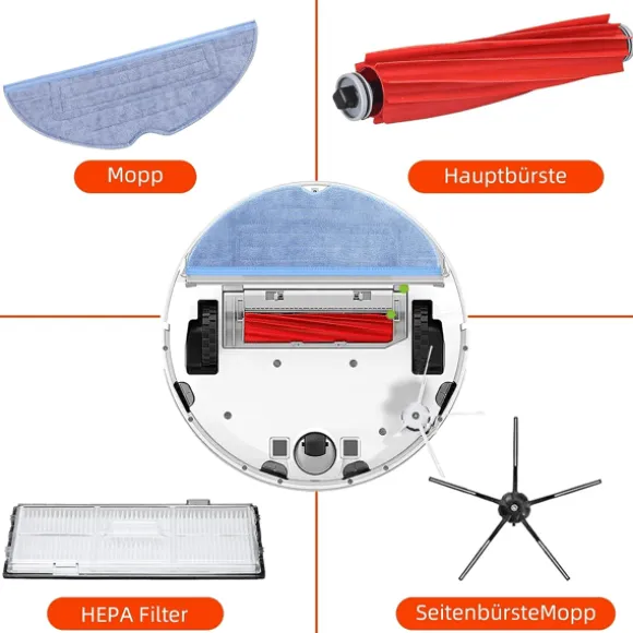 Tillbehör 22 delar till Roborock S7/S7+/S7 MaxV/S7 MaxV Plus/S7 MaxV Ultra Roborock S7/S7+/S7 MaxV/S7 MaxV Plus/S7 MaxV Ultra