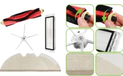 Tillbehörskit Xiaomi Roborock Robotdammsugare S6/S60/S65/S5 Max/T6