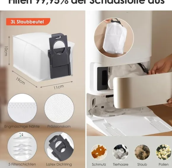 Tillbehörssats för Dreame X40 Ultra Robotdammsugare