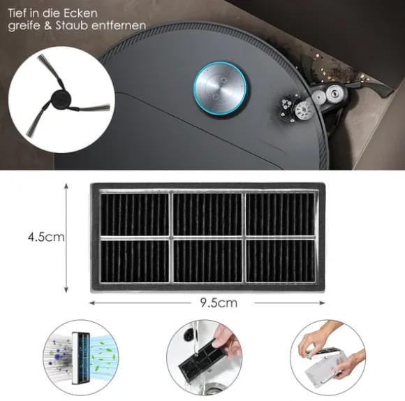 Tillbehörssats för Dreame X40 Ultra Robotdammsugare
