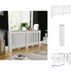 Tillbehör till värmeelement - Living Elementskydd vit MDF 172 cm