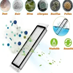 Tillbehör Xiaomi Roborock S5 Max/S50/S51/S55/S5/S60/S65/S6/S6 Pure/S6 MAXV 8 delar