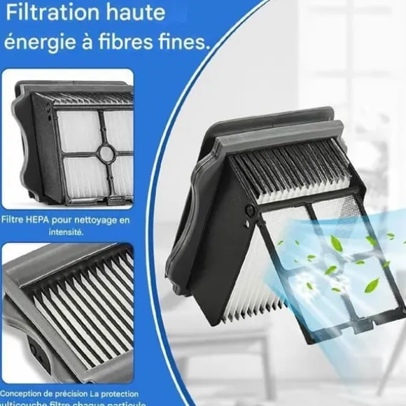 Tineco s5 - Ersättningsborstrulle och HEPA-filter för Tineco Floor One S5 / S5 Pro / S5 Extreme våt och torr dammsugare