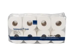 Toalettpapper, ABENA Care-Ness Excellent, 3-lagers, 38m x 9cm, Ø12,5cm, vitt - (9 st.)