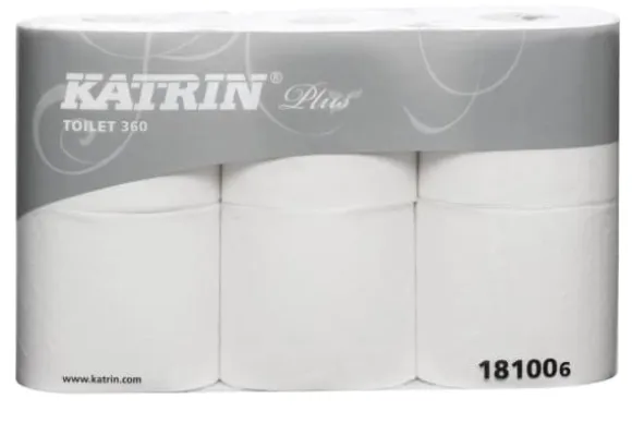 Toalettpapper katrin 181003 plus "360" förpackning med 42 rullar