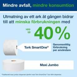 Toalettpapper TORK Adv T9 2-lag 12/fp
