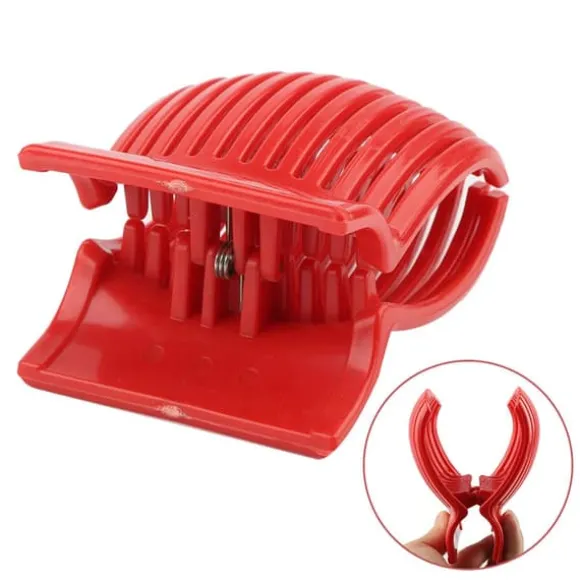 Tomatskärare Citronskärare Multifunktionell Rund Fruktskärare med Ergonomisk Design