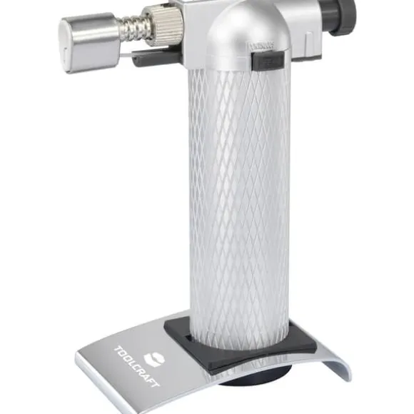 TOOLCRAFT 1553060 Gasbrännare Flamberingsbrännare 15 cm 1300 °C 90 min Utan gasflaska