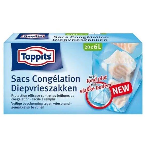 Toppits fryspåsar 6L 20 stycken