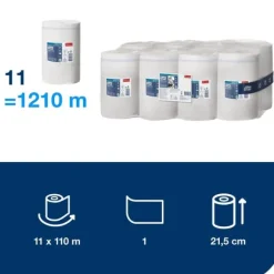 Torkrulle TORK Adv M1 1-lag vit 110m 11st