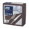 Tork servett 39x39 cm 3-lagig Brun,12 pk x 100 pk/krt