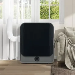 Torktumlare i rostfritt stål 3–4,5 kg 830W med 5 program, multifilter, överhettningsskydd och väggmontering [Energieklass C]