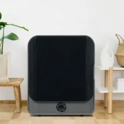 Torktumlare i rostfritt stål 3–4,5 kg 830W med 5 program, multifilter, överhettningsskydd och väggmontering [Energieklass C]