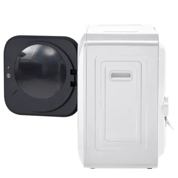 Torktumlare 3–4 kg i rostfritt stål, 850 W med flerfiltersystem, 6 program och överhettningsskydd (väggmonterad)