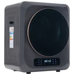 Torktumlare 2,5 kg (upp till 4 kg) Rostfritt stål 850W – 6 program, flerfunktioner, flerfilter, överhettningsskydd, väggmonterbar