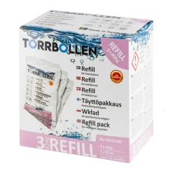Torrbollen refillpåsar 3-pack för fuktslukare