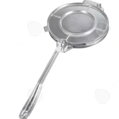 Tortillapress CONFOZEN 6,5 tum Aluminium silver passar för att göra burritotortillas Kökstillbehör