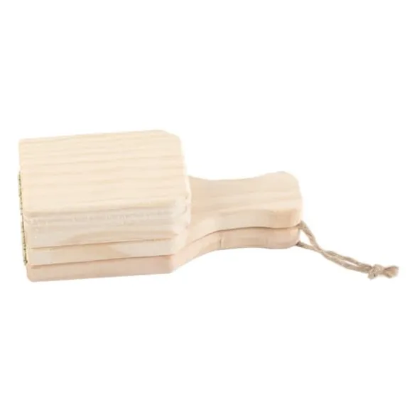 Tostonera Plantain Masher Pine Plantain Press Smasher Återanvändbar djup plantain korgmaskin med hängande snöre