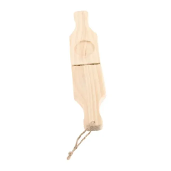 Tostonera Plantain Masher Pine Plantain Press Smasher Återanvändbar djup plantain korgmaskin med hängande snöre