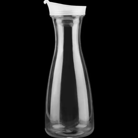 Transparent juiceflaska i akryl - 1000 ml, iskall vattenkanna för bar och hemmabruk