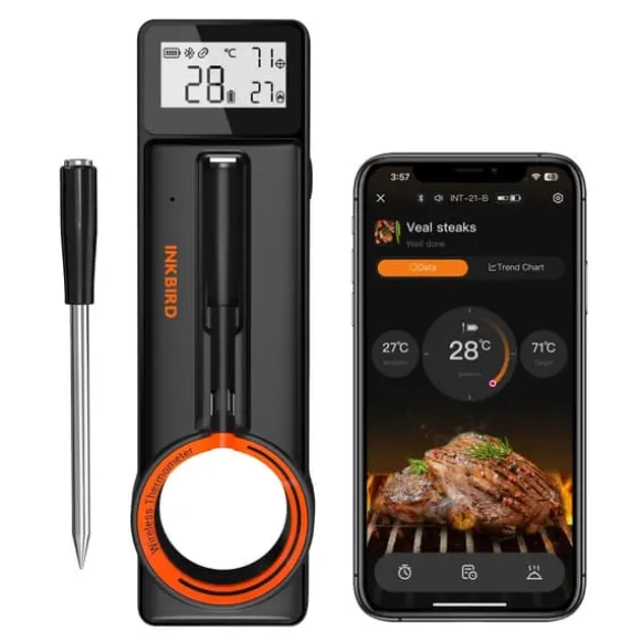 Trådlös BBQ-termometer,INT-21-B
