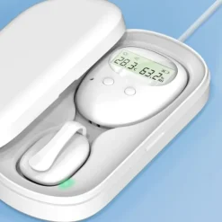 Trådlös sängvätningslarm med display - Temperatur- och fuktighetsövervakning för äldre och sängvätare