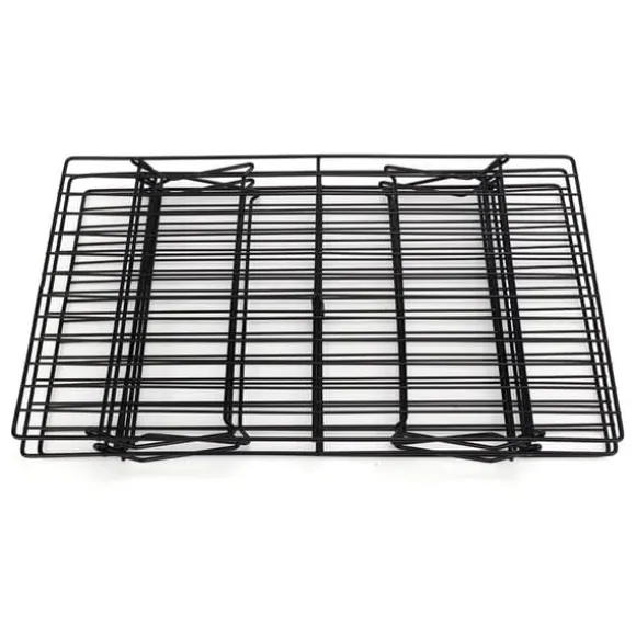 Tre lager nonstick kylgaller bakplåt kök bröd kakställ bakverk bakverk 40x25x9cm