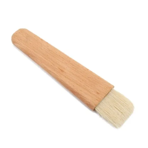 Trägrillborste Bakborste Olja Sås Smör Köksredskap (Platt Handtag)