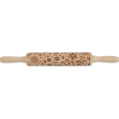 Träkavel 39 cm med naturtryck