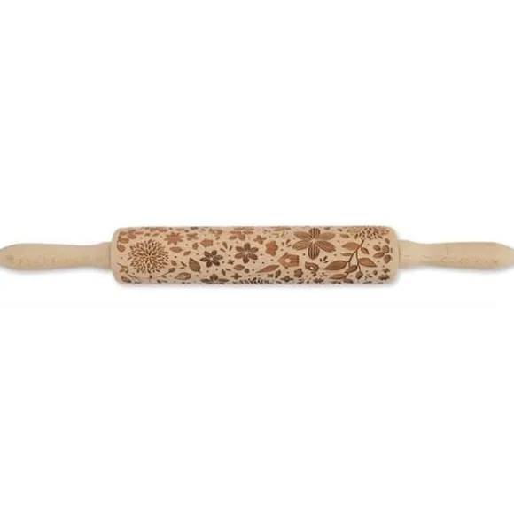 Träkavel 39 cm med naturtryck