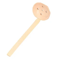 Träredskap Hot Pot Soppa Sked Hålslev med långt handtag för hushållsmatlagning Durkslag