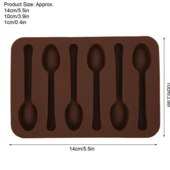 Tårtaform - YUN - Non-stick silikon - Tål -40 till 230°C - 14x10 cm - Brun