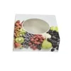 Tårtlåda 200x200x70 mm med Rude Fruit-design, 100 st/krt