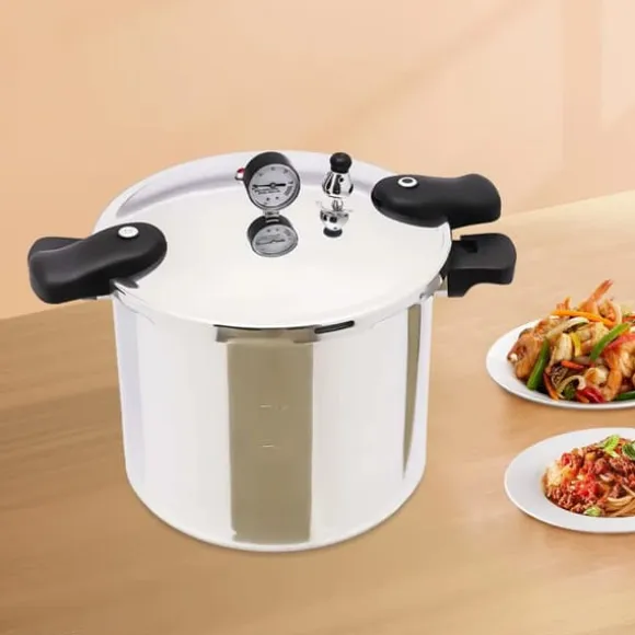Tryckkokare för konservering/inkokning - Pressure Canner - 22 L (23 qt) kapacitet - 11 psi - Manometer & säkerhetsventil