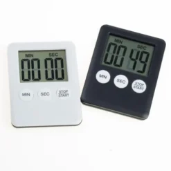 Tunn kökstimer Timer Stor Skärm Digital magnetisk nedräkning - Rosa