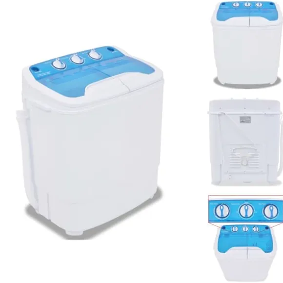 Tvättmaskiner - Living Minitvättmaskin med dubbla trummor 5,6 kg