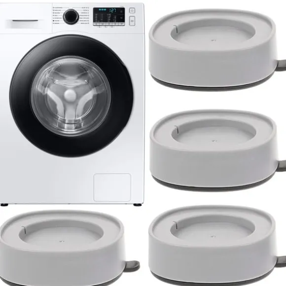 Tvättmaskinsfötter – Vibrationsdämpande fötter – 4-Pack