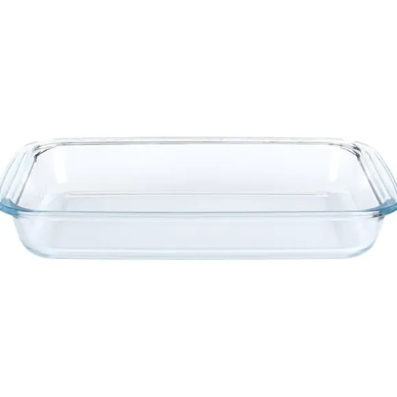 Ugnssäker ugnsfast glasform, ugnsform, långpanna, 2,2L