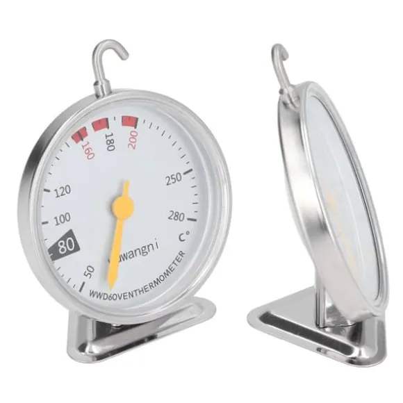 Ugnstermometer Hög noggrannhet hängande rostfritt stål Högtemperaturbeständig maturtopptermometer för kök 50 till 280 ℃